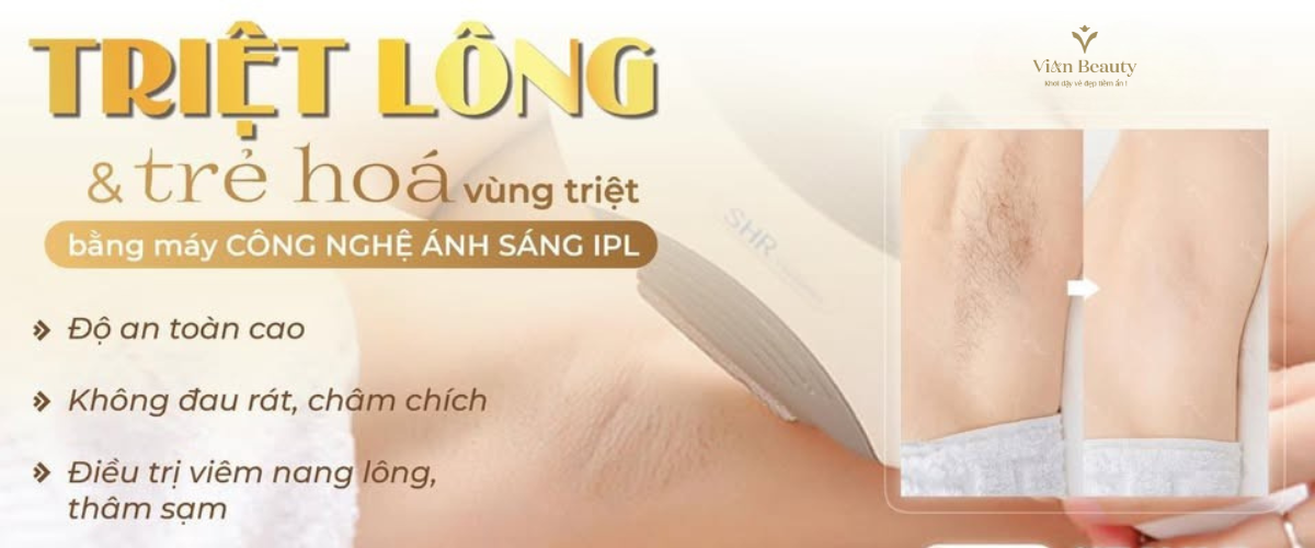 Triệt lông vĩnh viễn