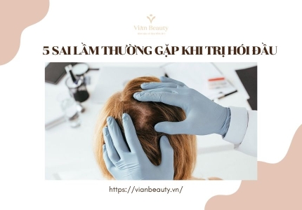 5 sai lầm thường gặp khi xử lý hói đầu