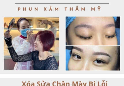 Xóa Sửa Chân Mày Bị Hỏng – Hành Trình Tìm Lại Sự Tự Tin Đã Mất