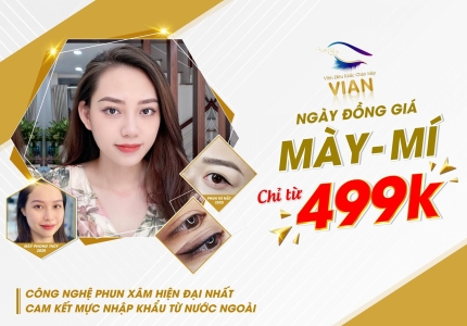 Ngày đồng giá Mày – Mí chỉ từ 499k