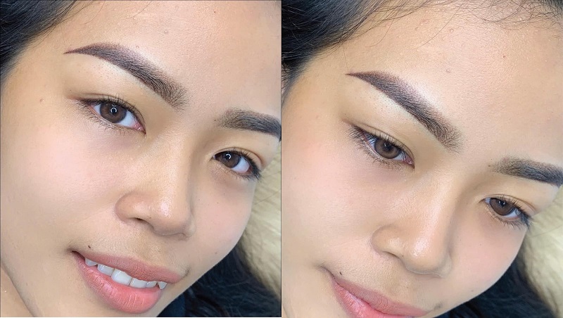 Phun Chân Mày Tán Bột (Powder Brows)