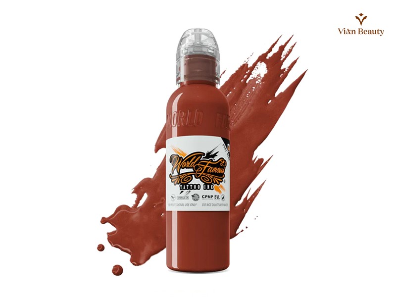 Mực Phun Xăm Màu Đỏ Nâu