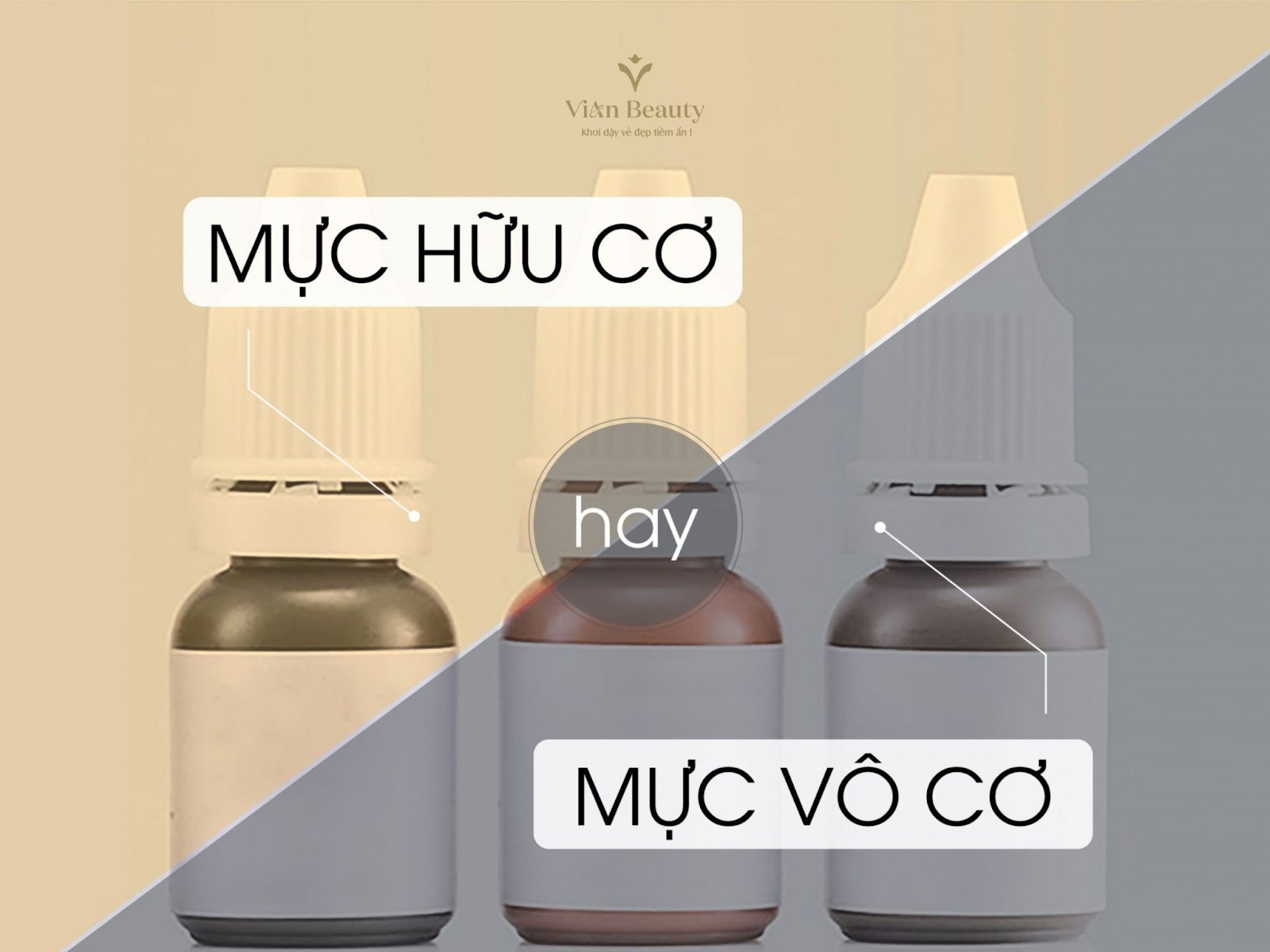 Phân Loại Mực Phun Xăm Theo Cấu Tạo