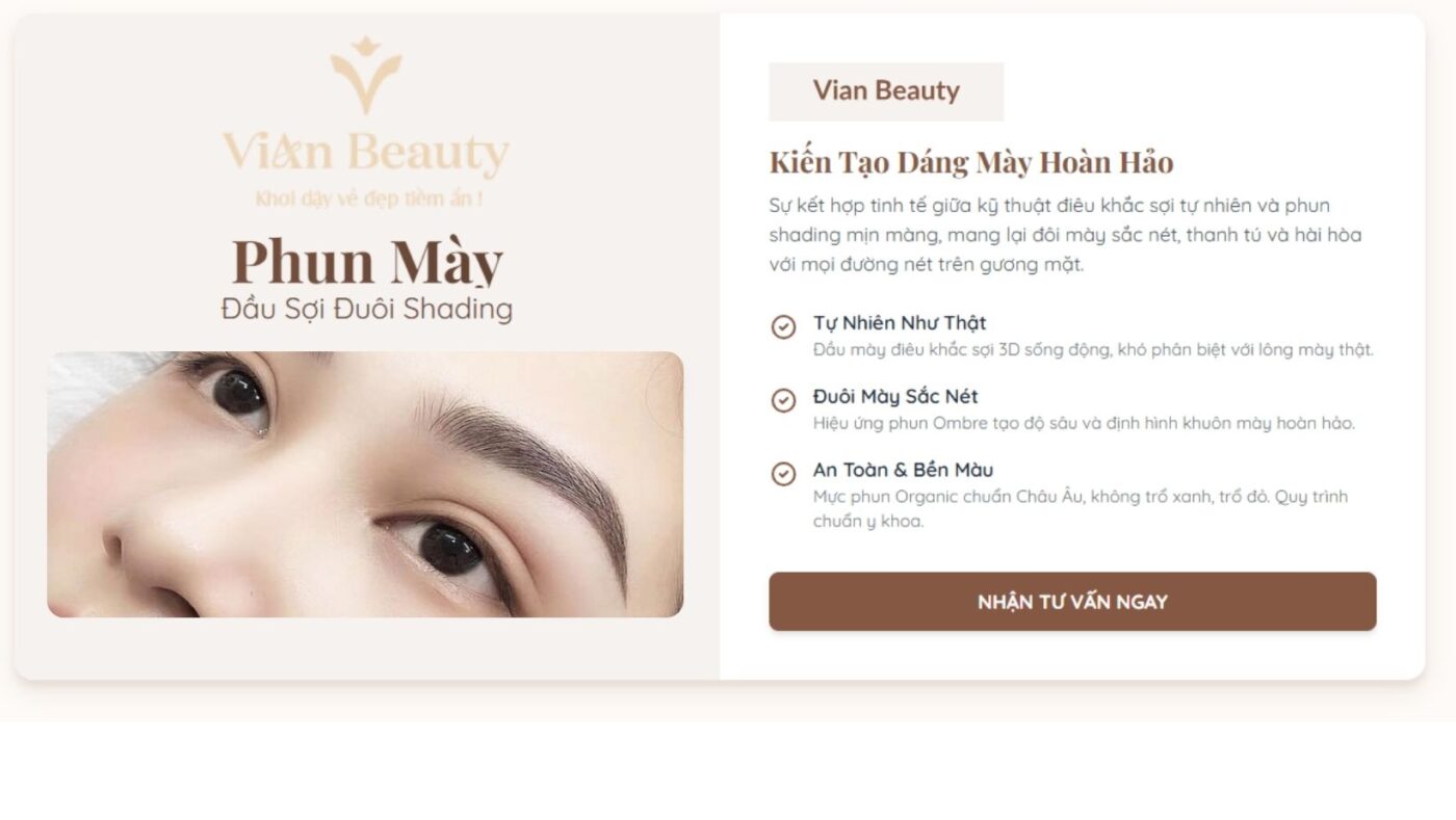 Mày Phẩy Sợi Đầu Phun Đuôi Shading